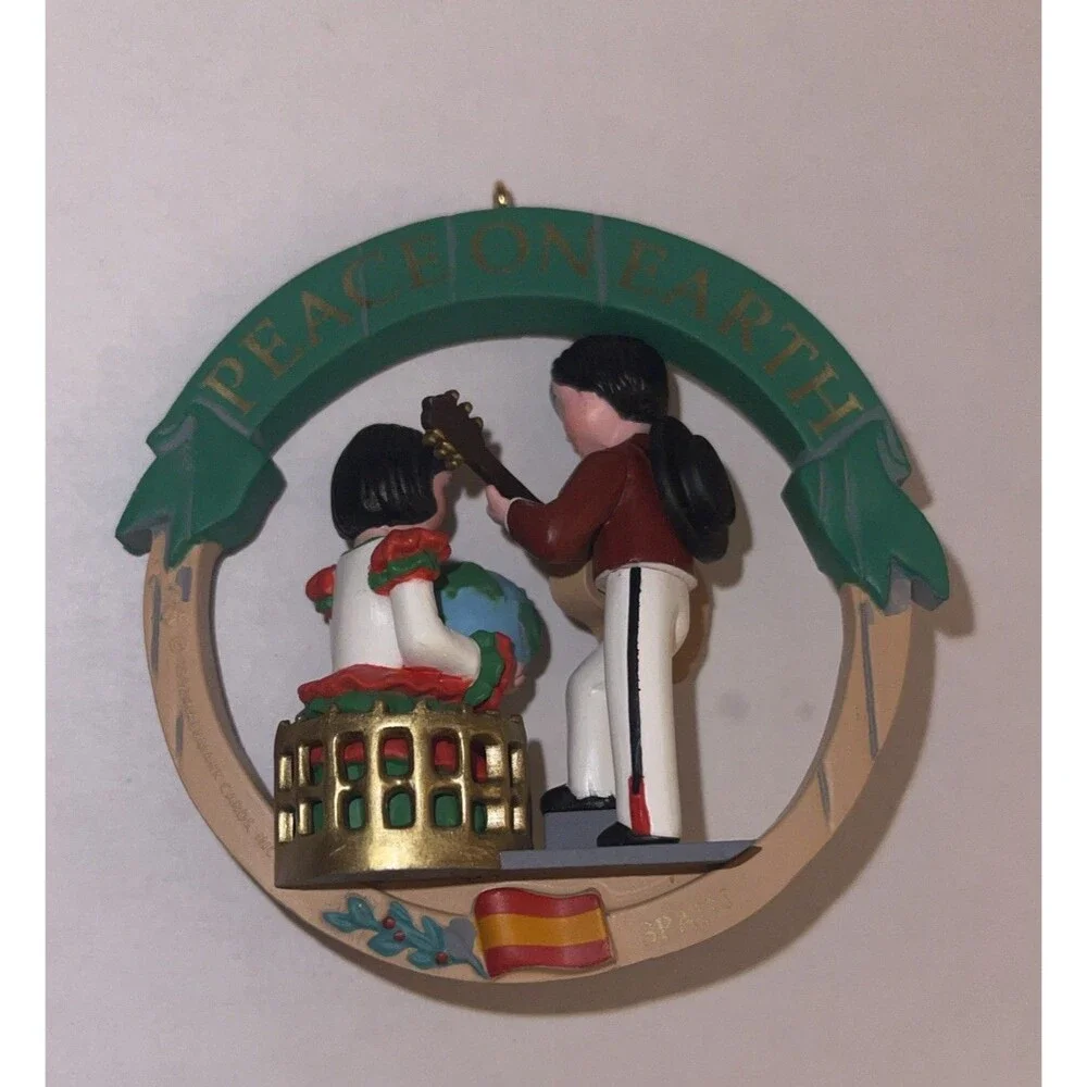 Hallmark 1992 Paz Sobre La Tierra Keepsake Ornament Christmas Spain